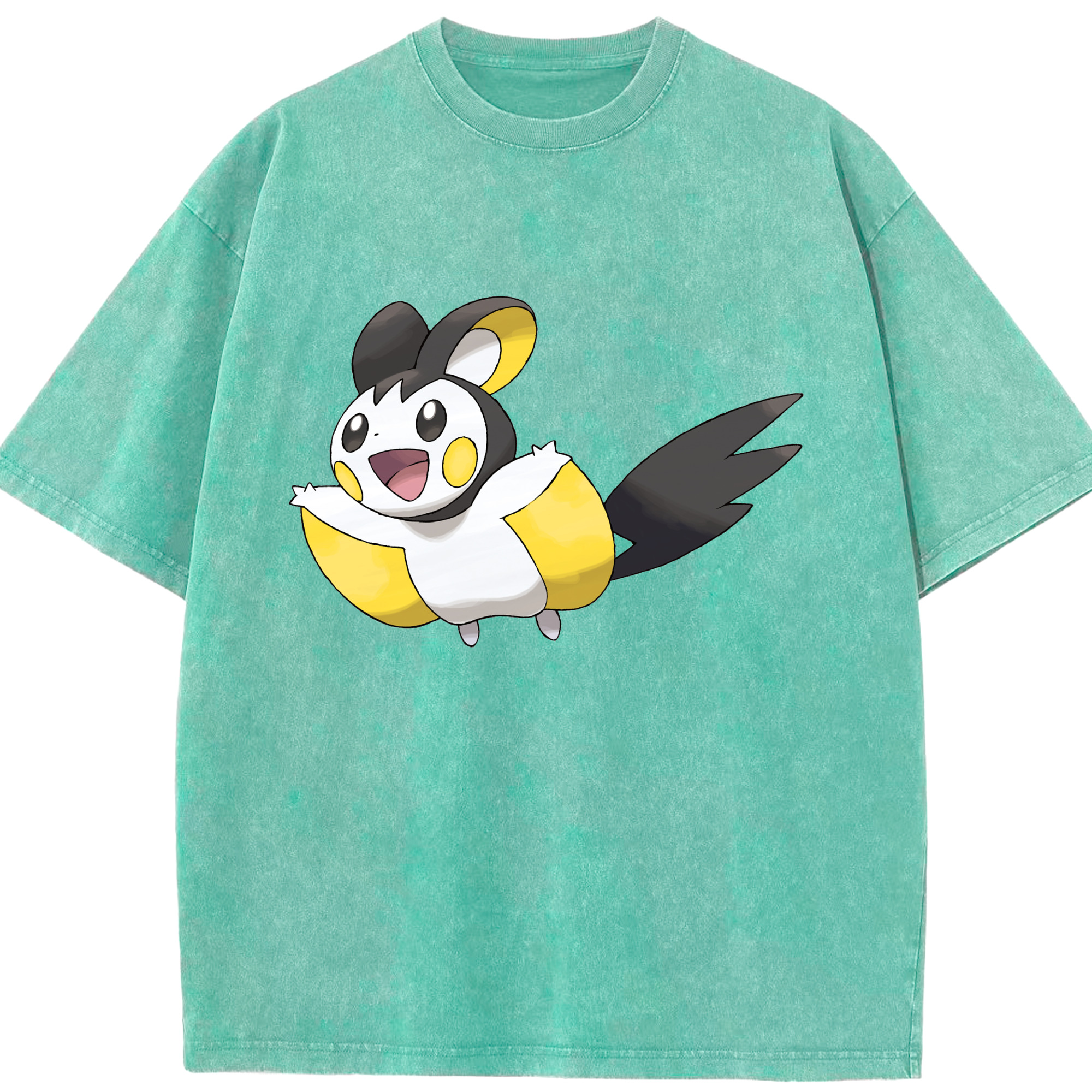 （画像用） ポケットモンスター Pokémon 綿100% ヴィンテージ風 半袖Tシャツ（フロントプリント）